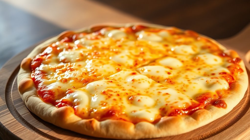 affordable classic cheese pizza