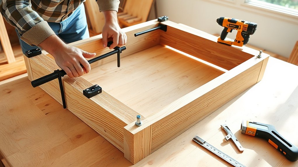 How Do You Build a Kitchen Island in 5 Steps? 7 assemble level secure anchor