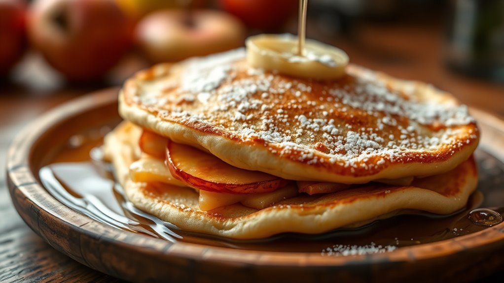 baked apple cinnamon pancake
