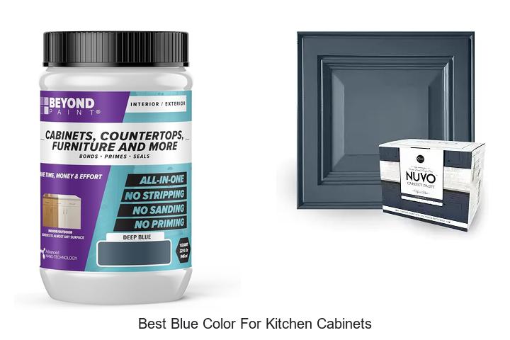 best blue color for kitchen cabinets