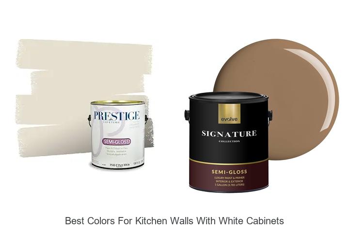 best colors for kitchen walls with white cabinets