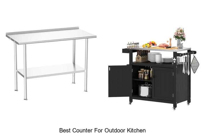 best counter for outdoor kitchen