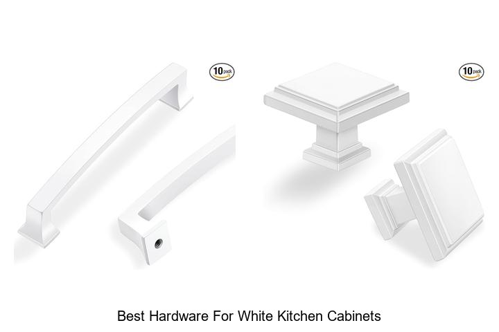 best hardware for white kitchen cabinets