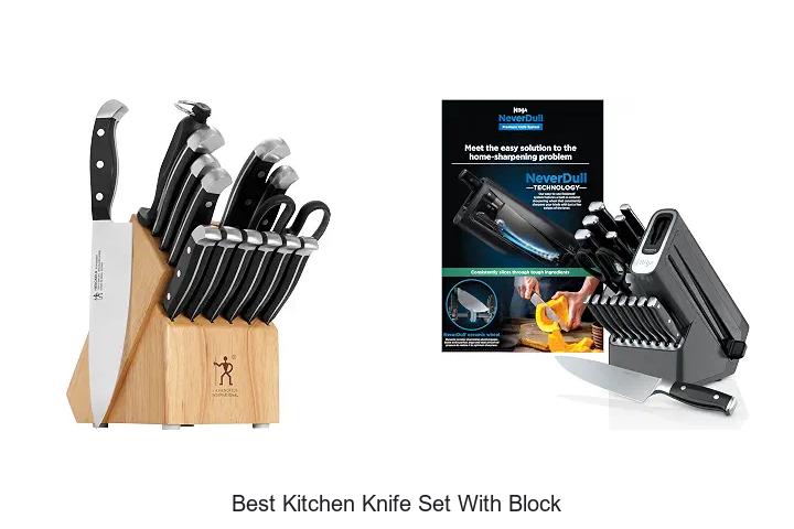 best kitchen knife set with block