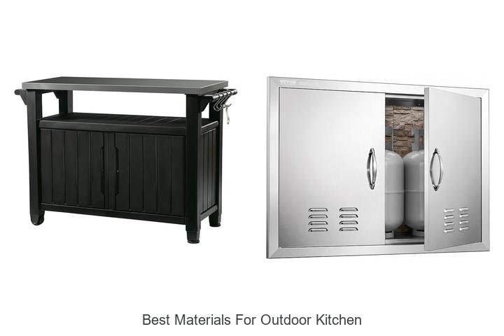 best materials for outdoor kitchen