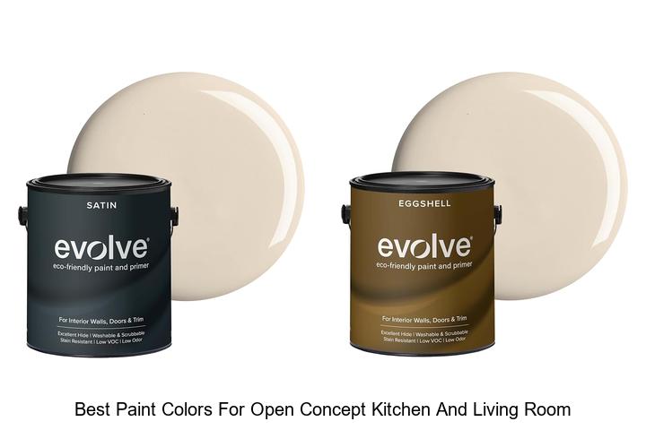best paint colors for open concept kitchen and living room