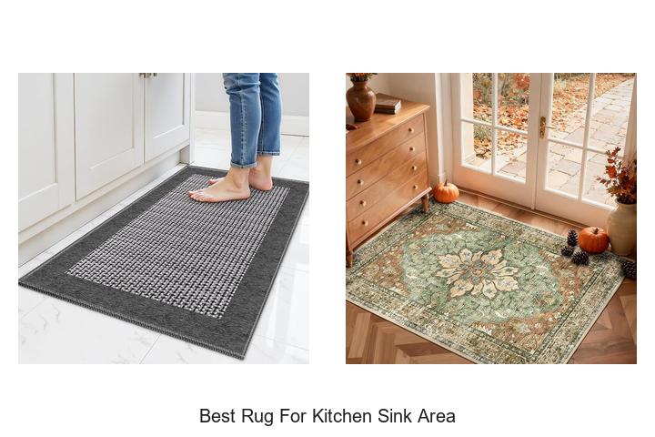 best rug for kitchen sink area