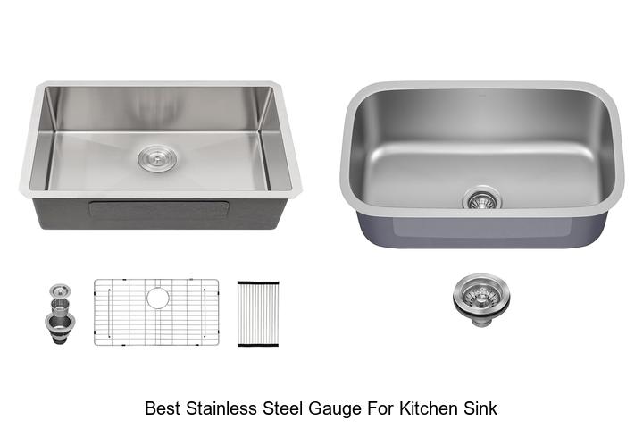 best stainless steel gauge for kitchen sink