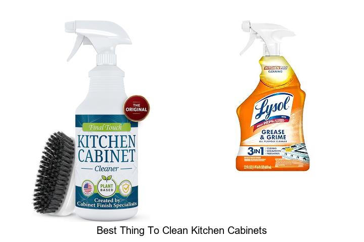 best thing to clean kitchen cabinets