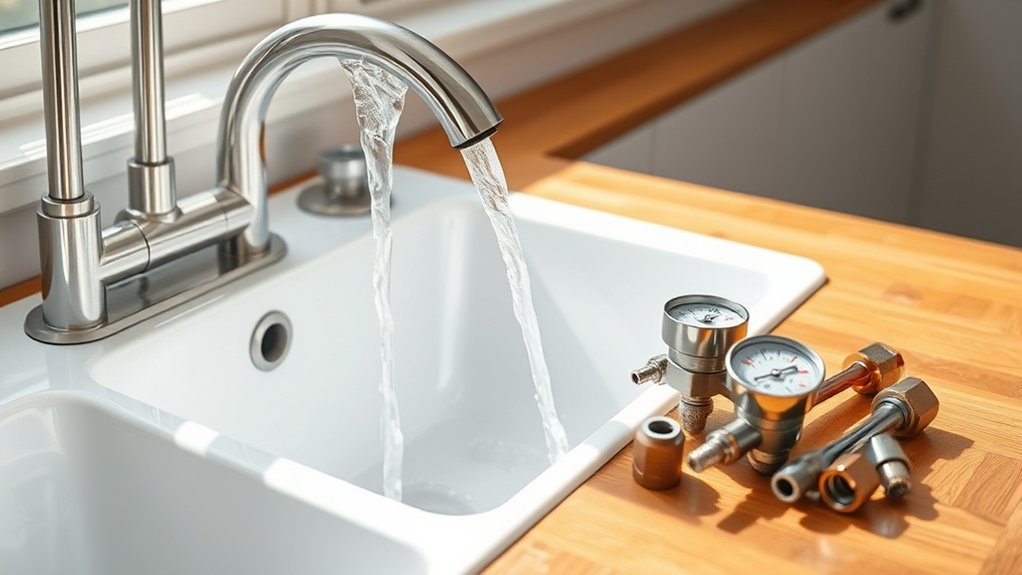 boost kitchen sink water pressure