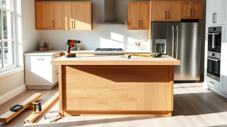 build a functional kitchen island