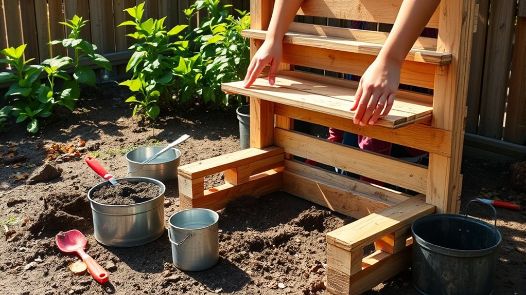 build a mud kitchen