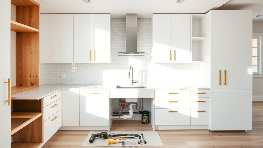 cabinet choices and layout planning