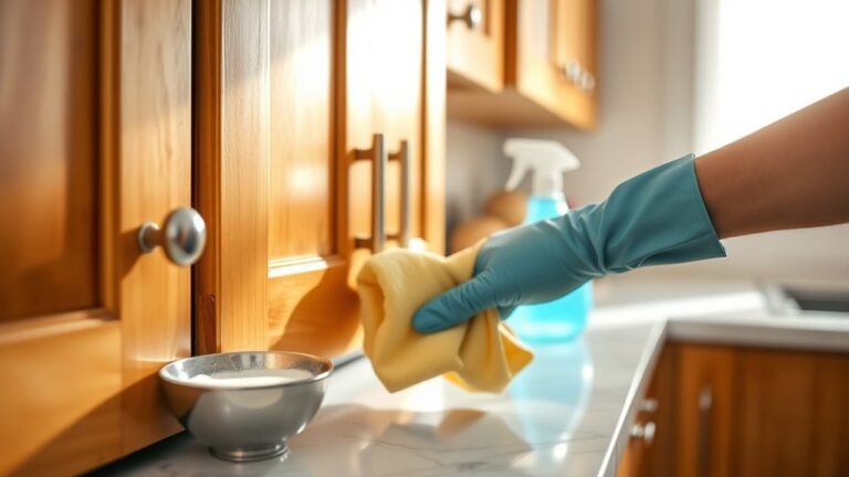 cabinet cleaning step by step