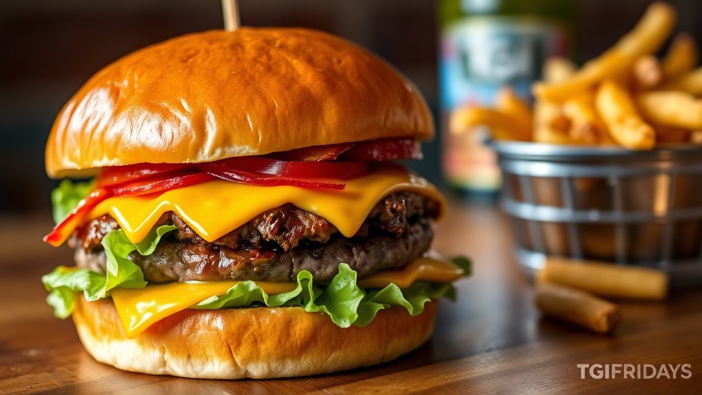 cheddar bacon burger delight
