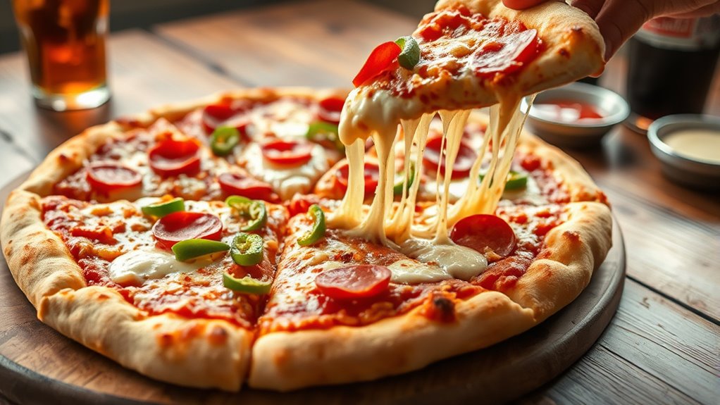 classic savory pizza choice