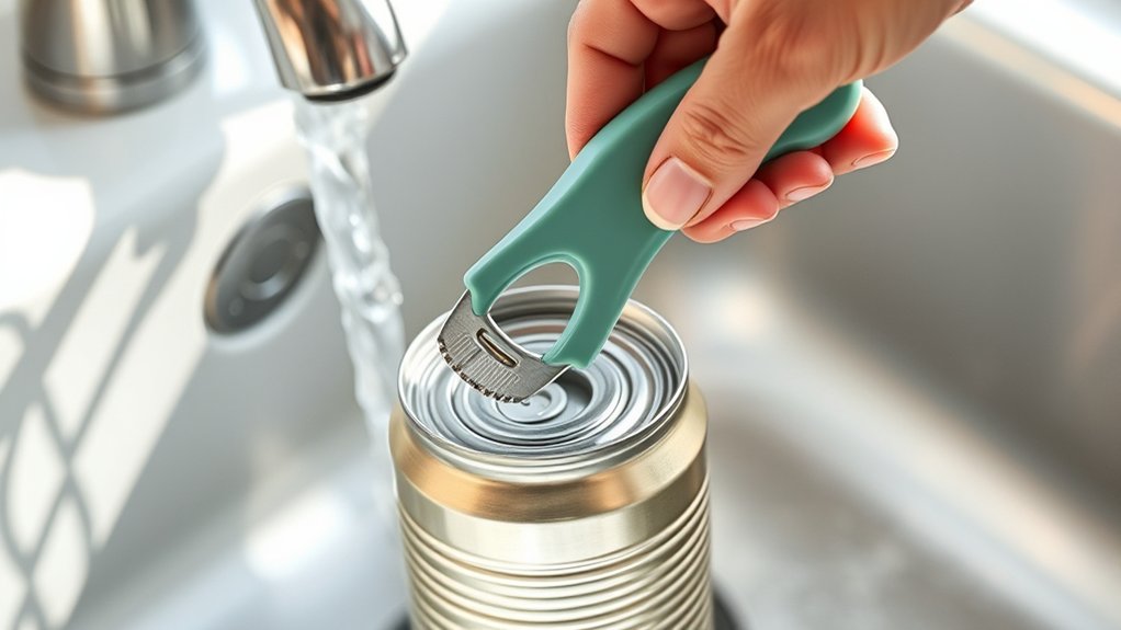 How to Use Kitchen Mama Can Opener in 3 Easy Steps 7 clean and handle safely