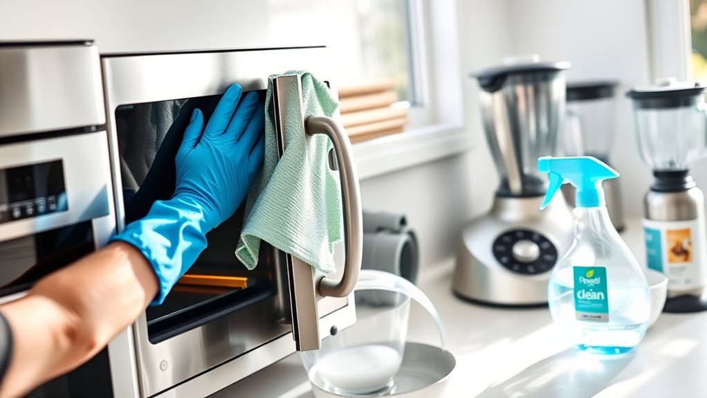 clean appliances safely properly