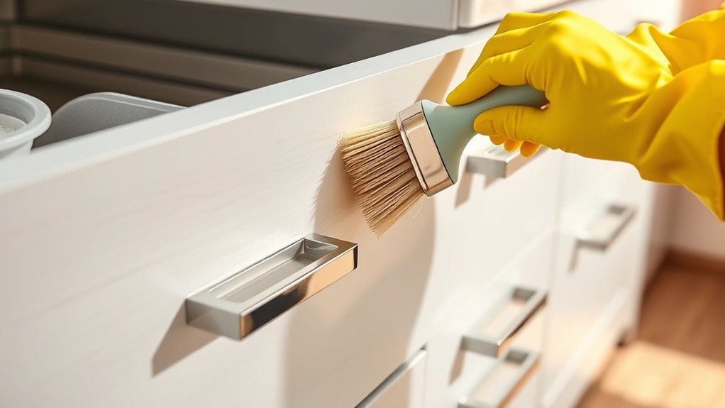How to Deep Clean Your Kitchen in 7 Simple Steps 7 clean cabinets and hardware