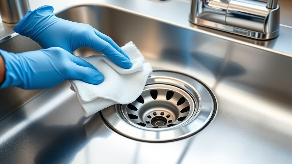 clean inspect scrub dry