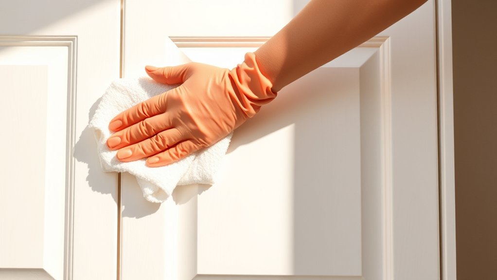 How Do You Clean Painted Kitchen Cabinets in 3 Easy Steps? 3 clean rinse dry cabinets