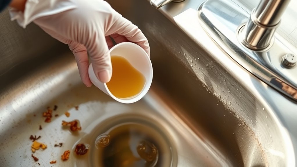 10 Easy Steps to Fix a Clogged Kitchen Sink 2 clear debris before unclogging