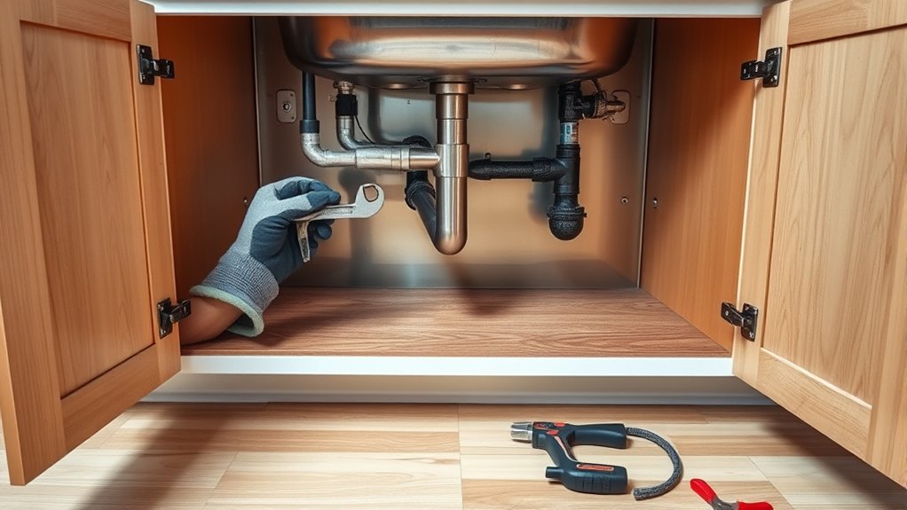 How to Replace a Kitchen Sink in 10 Easy Steps 7 clear disconnect inspect organize