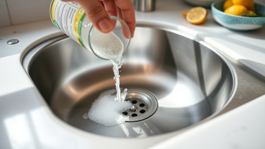 How to Remove Smell From Kitchen Sink Quickly 3 clear drain buildup thoroughly