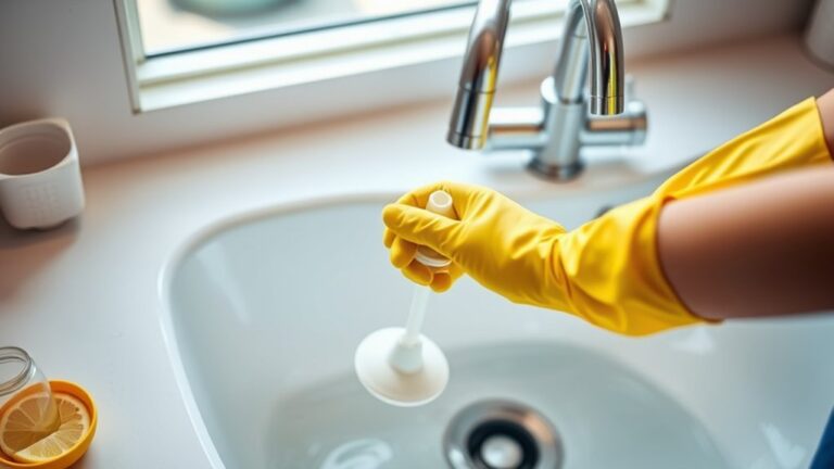 clear kitchen sink quickly