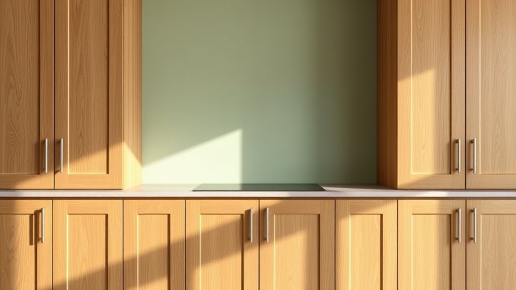 10 Tips to Make Oak Kitchen Cabinets Look Modern 6 complement warm oak tones
