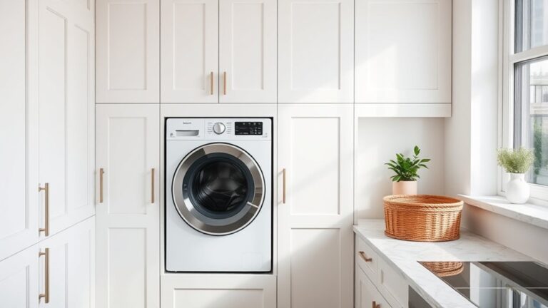 concealing laundry appliances effectively