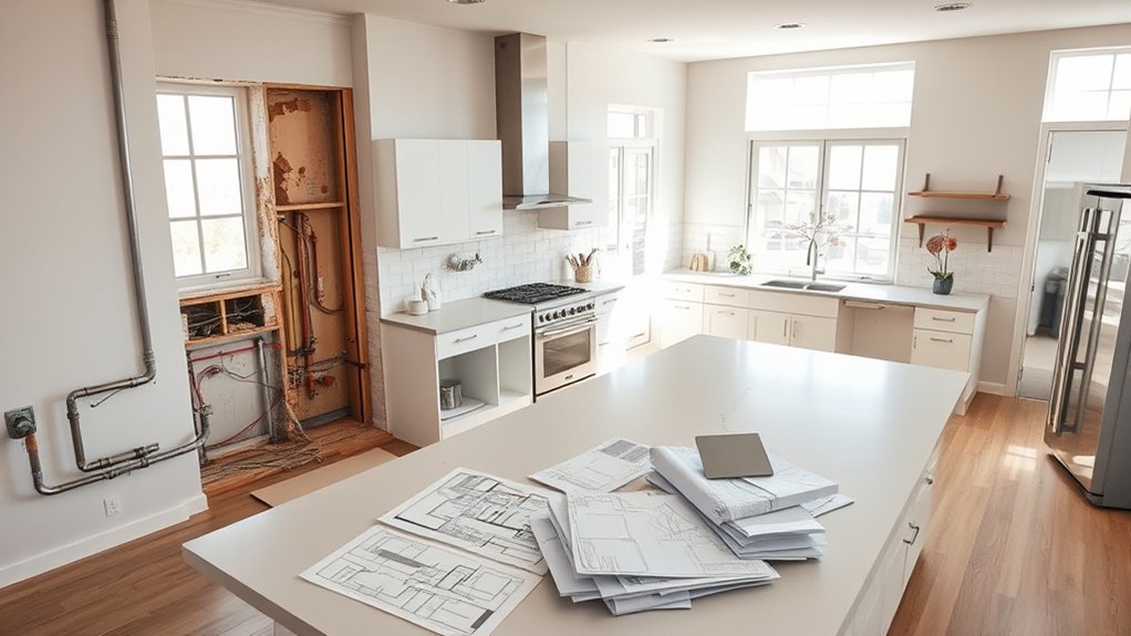 costly kitchen layout modifications