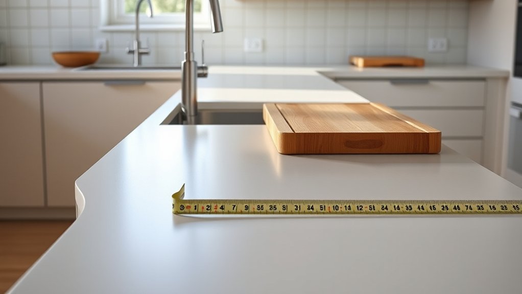counter depth and usability