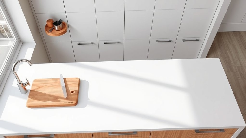 How Deep Are Kitchen Counters? 6 counter depth matches cabinets