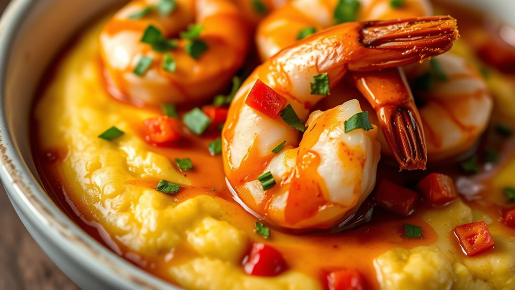 creamy shrimp and grits