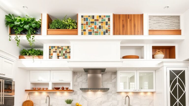 creative kitchen soffit disguises