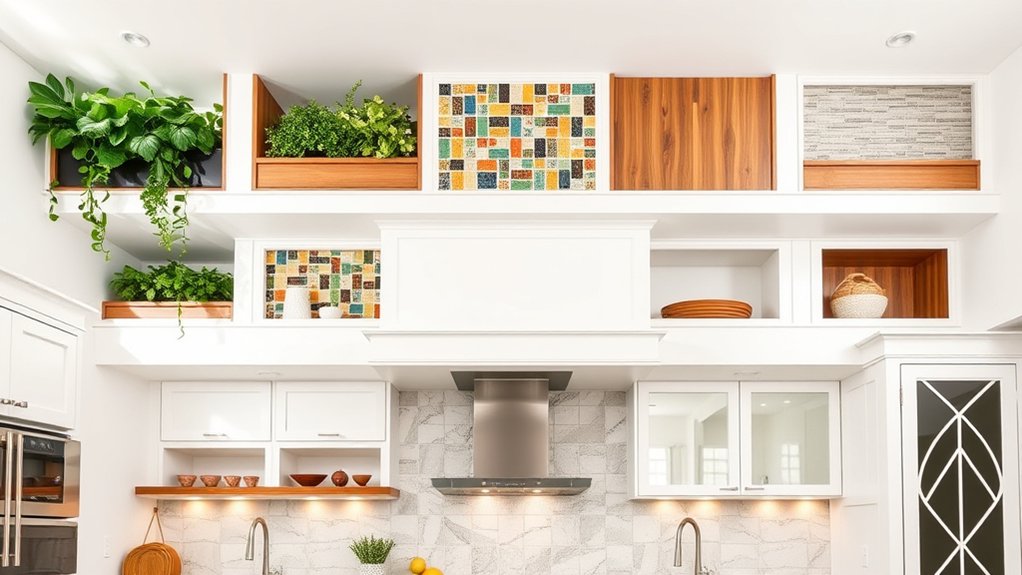creative kitchen soffit disguises