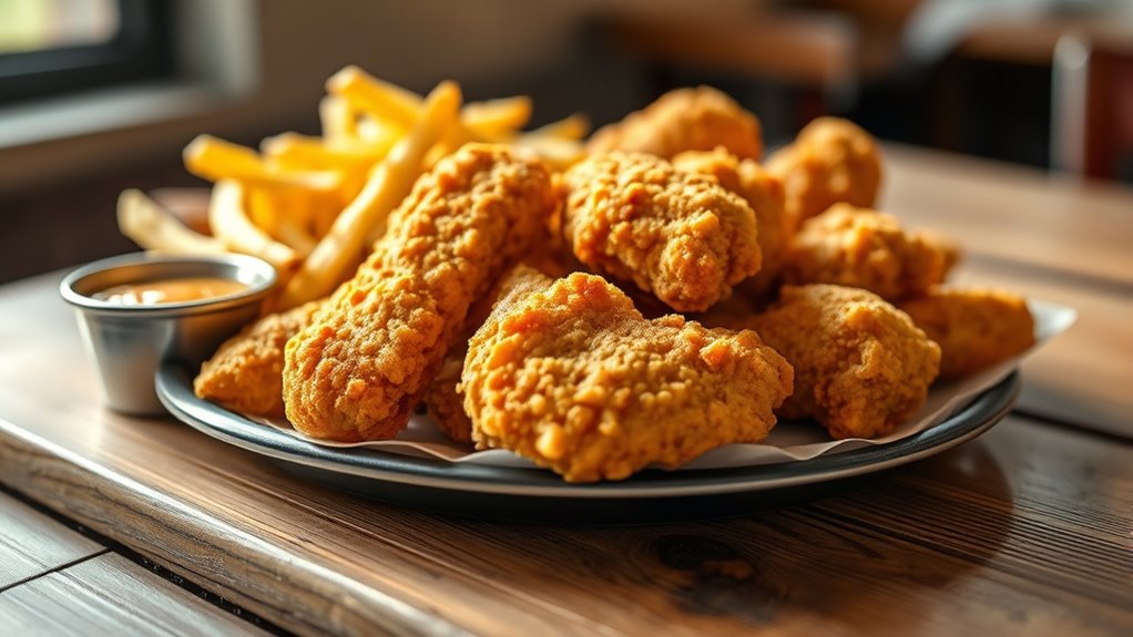 crispy chicken meal options