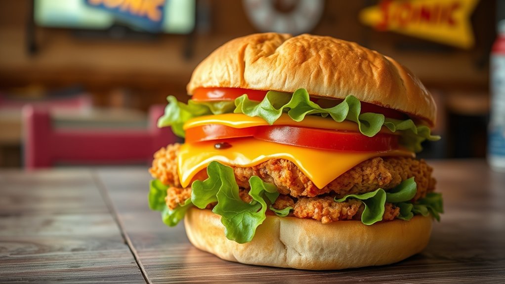 crispy chicken sandwich delight