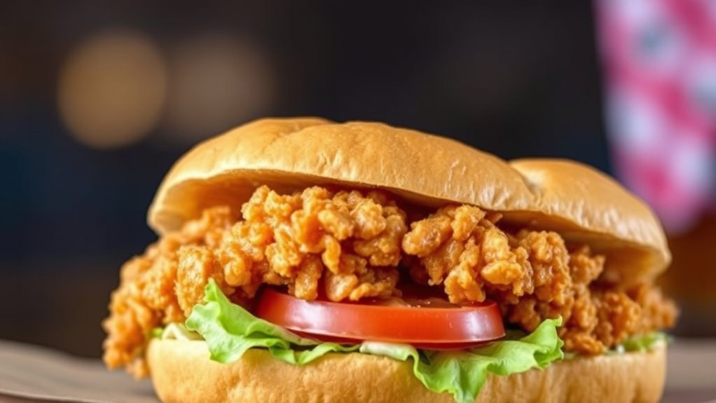 crispy juicy customizable sandwich