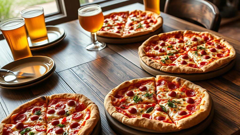customizable deep dish pizza options