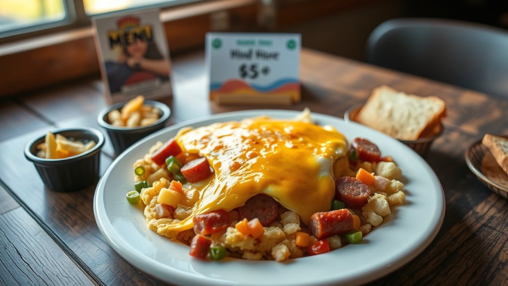 customizable filling breakfast omelet