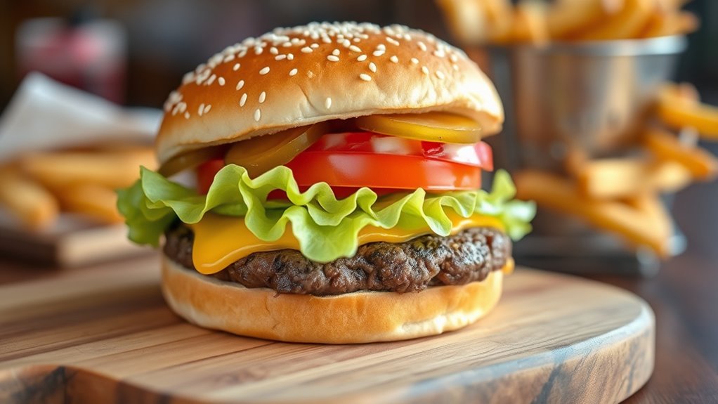 customizable fresh satisfying burger