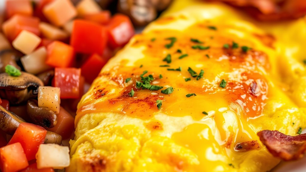 customizable savory egg omelet