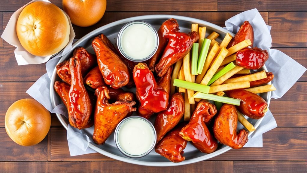 customizable wing combo meals