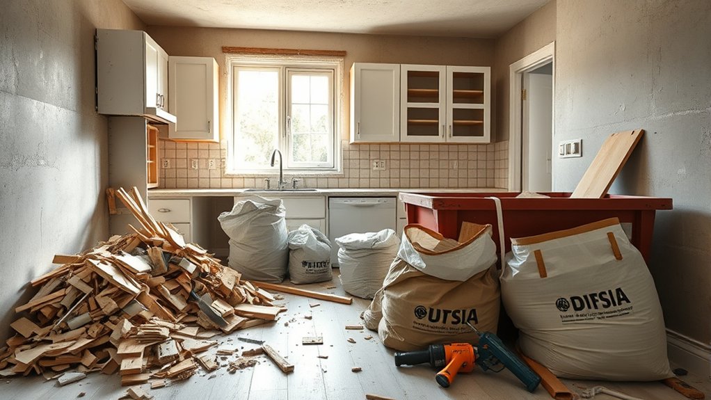 demolition debris costs planning