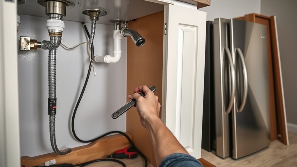 How to Remove Kitchen Cabinets in 7 Easy Steps 7 disconnect appliances and plumbing