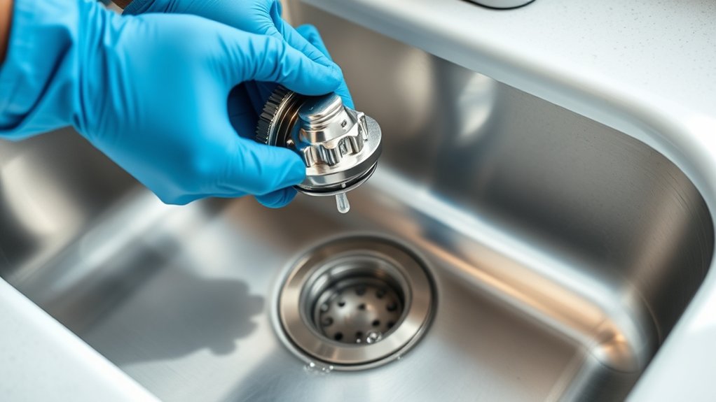 How to Remove Kitchen Sink Drain in 5 Easy Steps 3 disconnect inspect clean store
