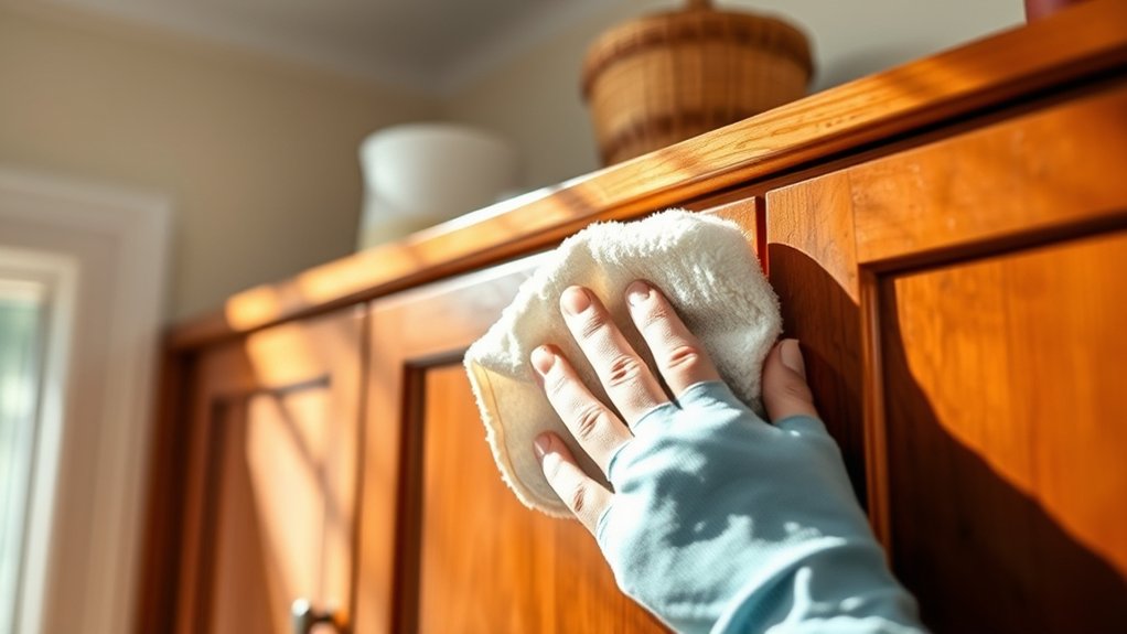 How to Clean Grease From Kitchen Cabinets in 7 Simple Steps 7 dust first then clean grease