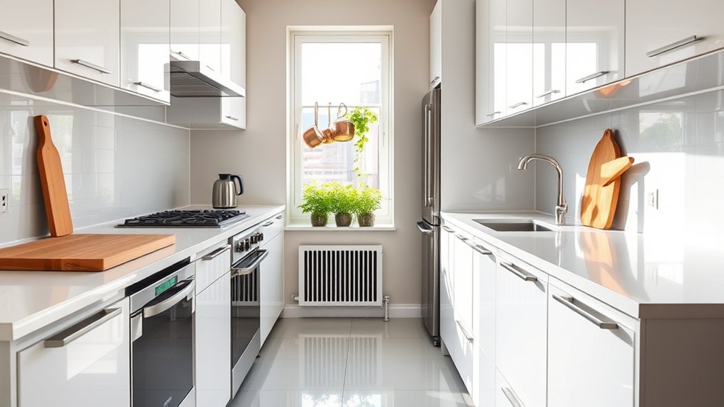 10 Another Words for Kitchen You Should Know 4 efficient organized narrow kitchen